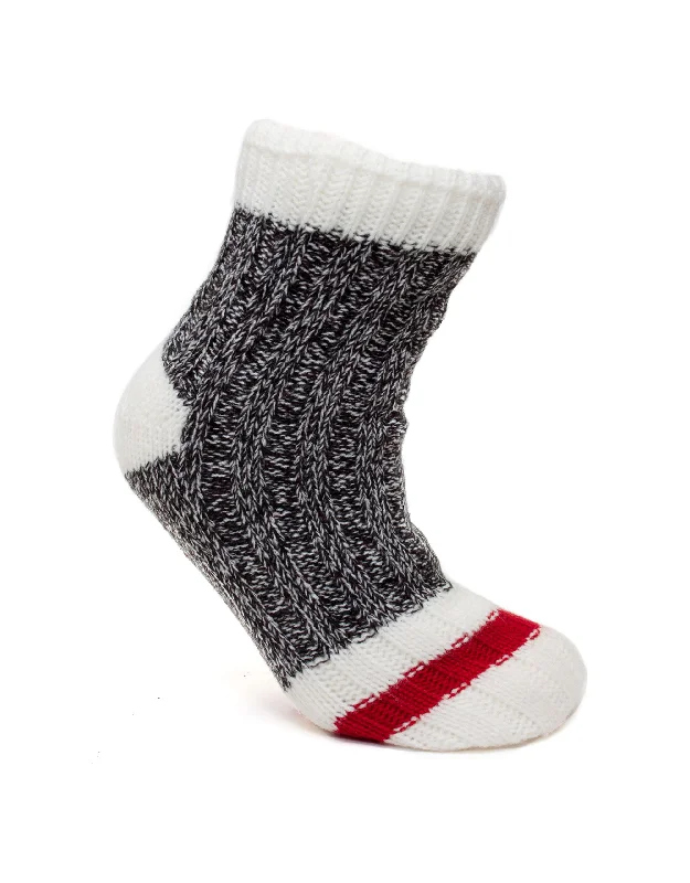 Bargain Alert The Canadian Extra Plush Slipper Sock Cabin Grey