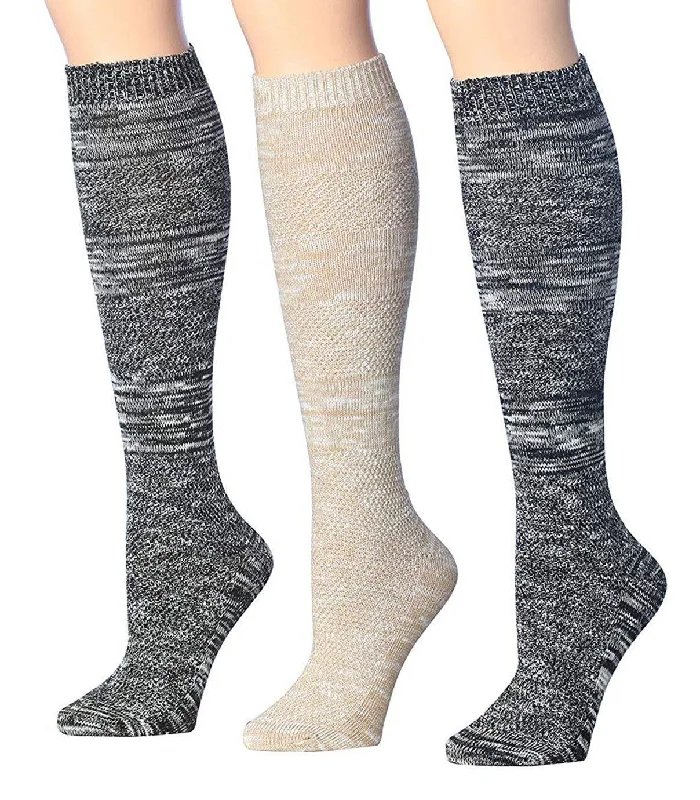 Sale Alert Copy of Tipi Toe Women's 3-Pairs Winter Warm Knee High / Over The Knee With Buttons Cotton-Blend Boot Socks