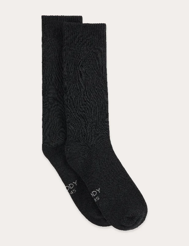 Clearance Sale Crew Boot Socks - Black