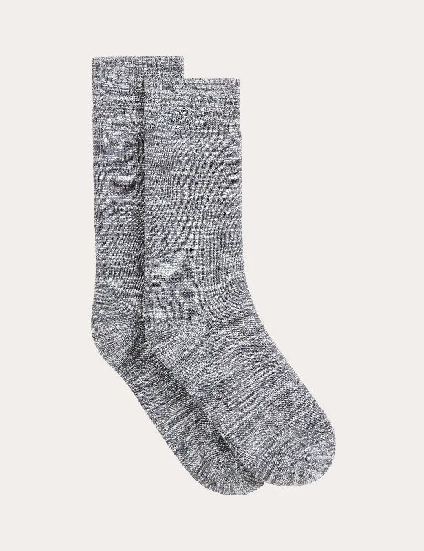 Weekend Bargains to Love Crew Boot Socks - Grey Marl