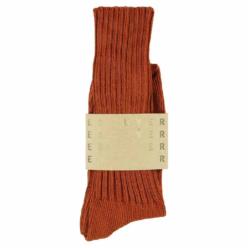 Stock Up Crew Socks - Brick