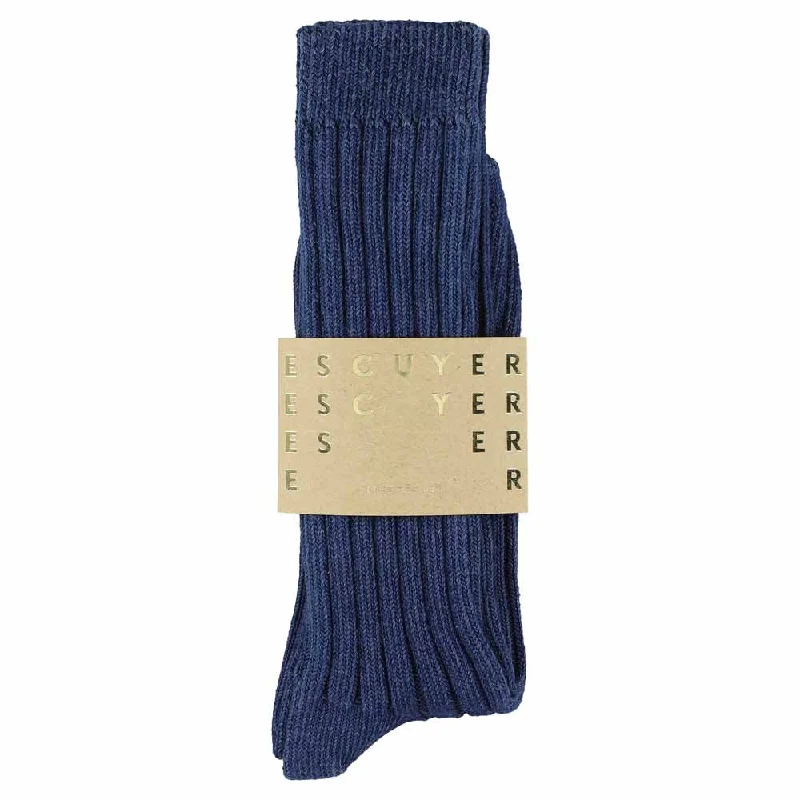 Unbeatable Deal Crew Socks - Indigo Dyed