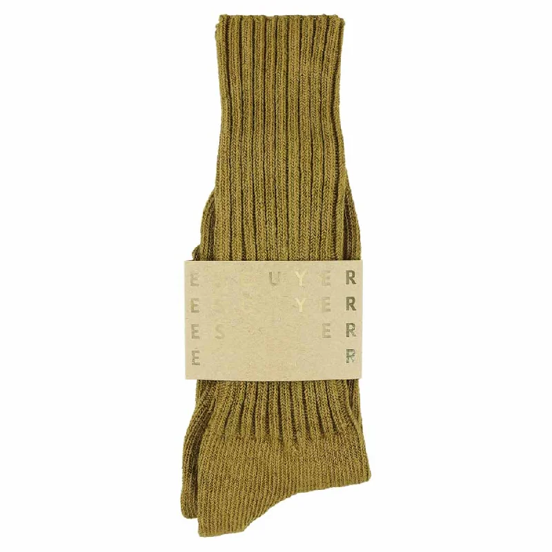 Deal of the Day Crew Socks - Olive Oil