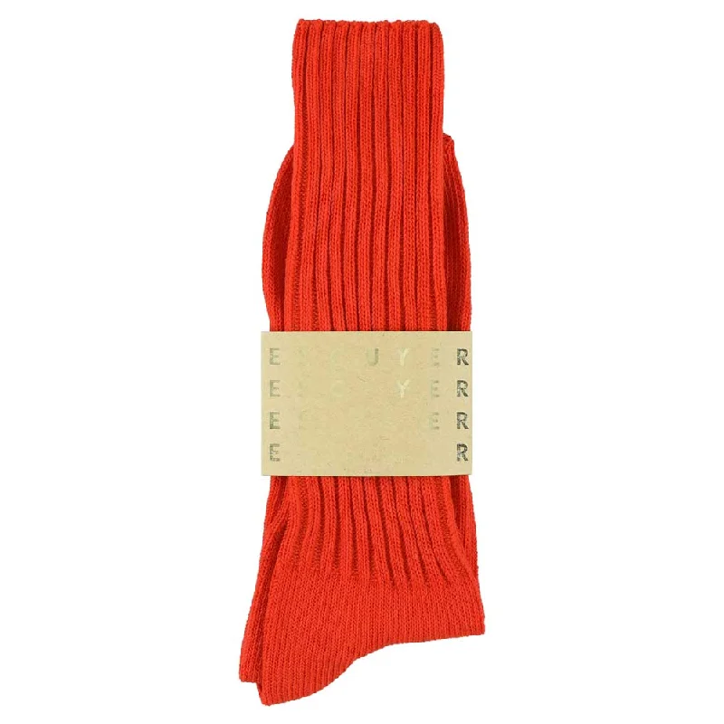 Final Clearance Crew Socks - Orange