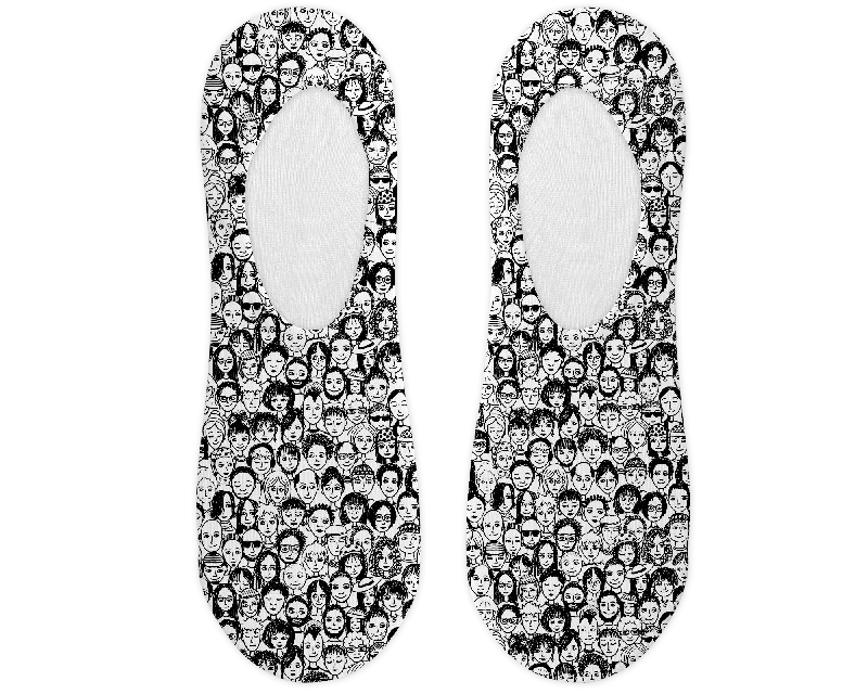 Weekend Specials to Indulge In Crowded B/W No Show Socks