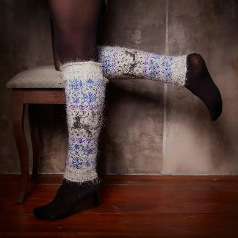 Take Advantage Women's Crystal Dream Goat Wool Leg Warmers