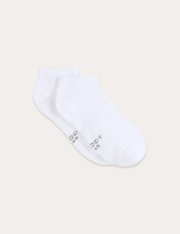 Year-End Sale Cushioned Ankle Socks - White