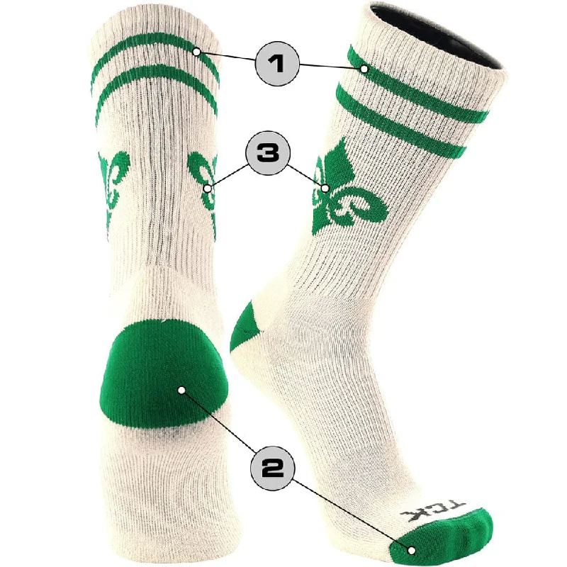 Weekend Savings Spectacular Custom Vintage Crew Socks Double Stripe