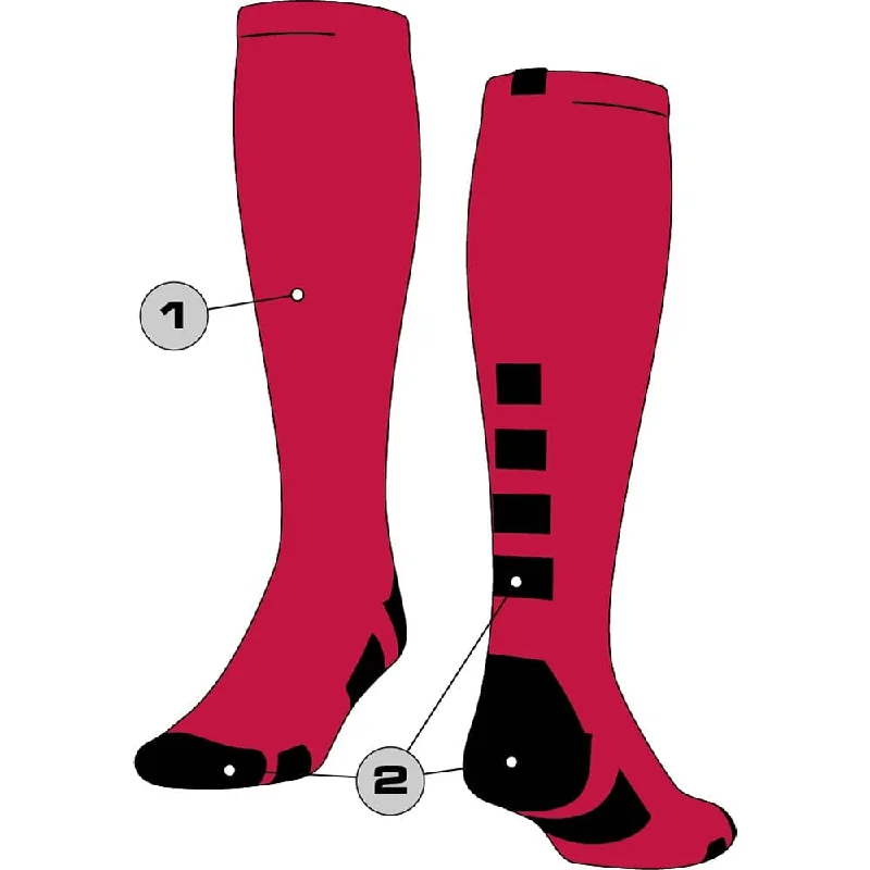 Weekend Bargains to Relish Custom Over the Calf Socks - Baseline