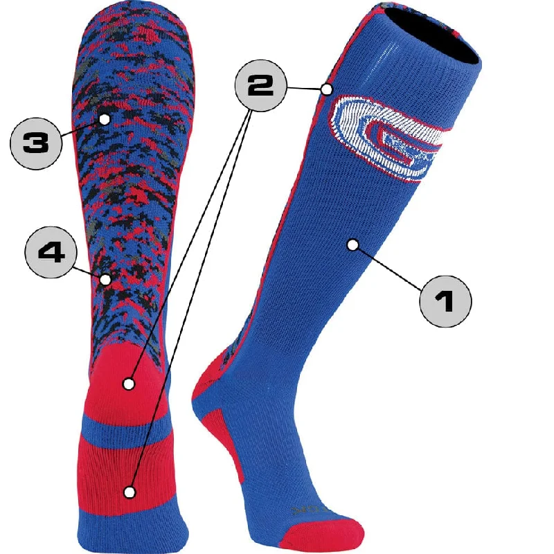 Weekend Offers That Shine Custom Over the Calf Socks - Digital Camo