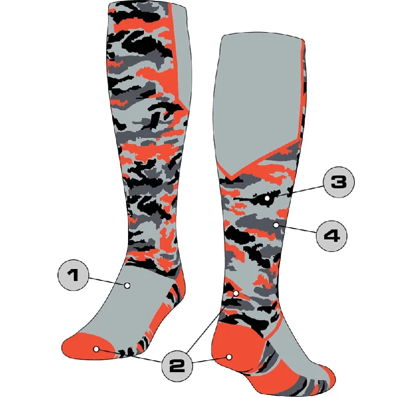 Weekend Deals That Sparkle Custom Over the Calf Socks - Woodland Camo