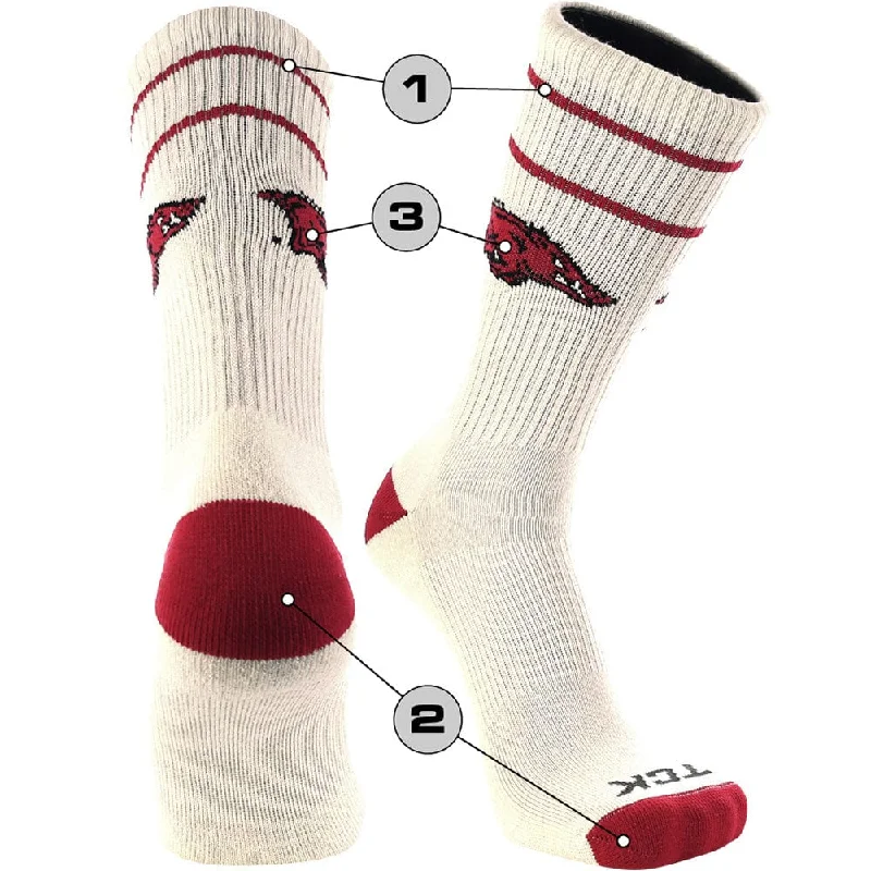 Bargain Alert Custom Crew Socks Vintage Thin Stripes
