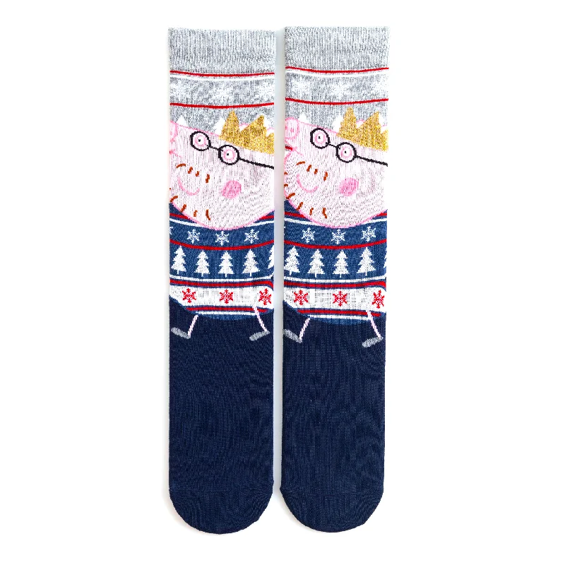 Savings Galore Daddy Pig Christmas Adult Socks