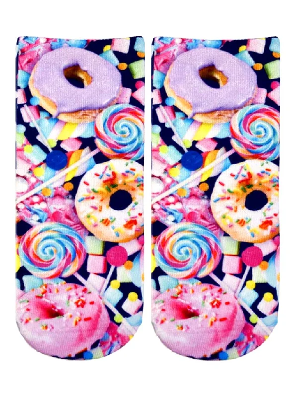 Unbeatable Deal Donut And Candy Ankle Socks