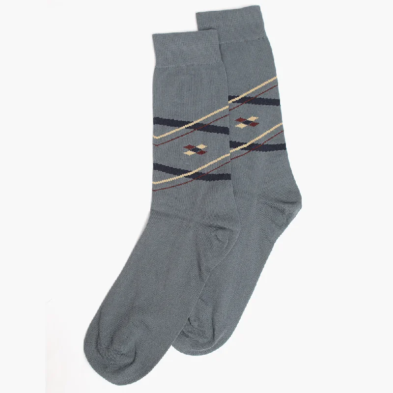 Weekend Offers You Can't Ignore Eminent Men's Cotton Socks - Grey