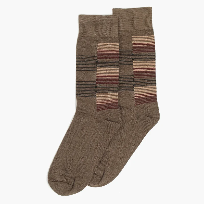 Weekend Bargains Just for You Eminent Men's Lycra Socks - Brown
