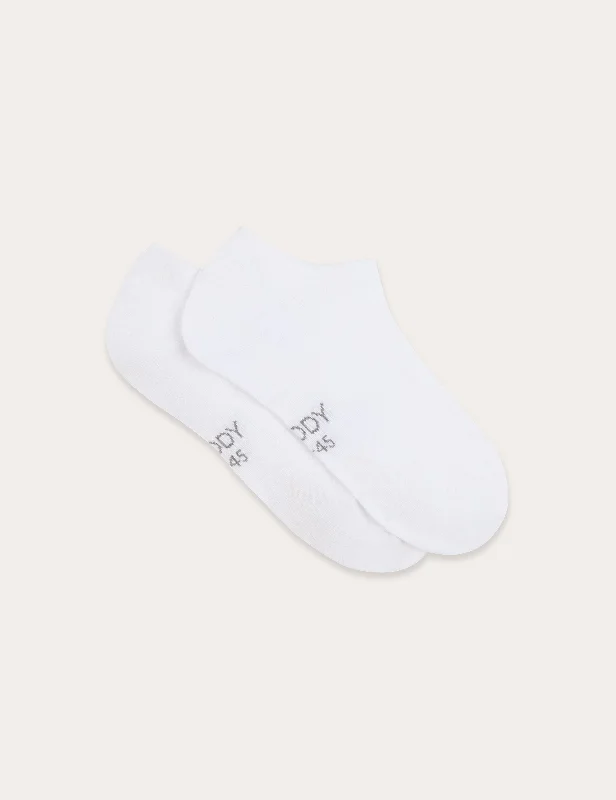 Weekend Discounts to Enjoy Everyday No Show Socks - White