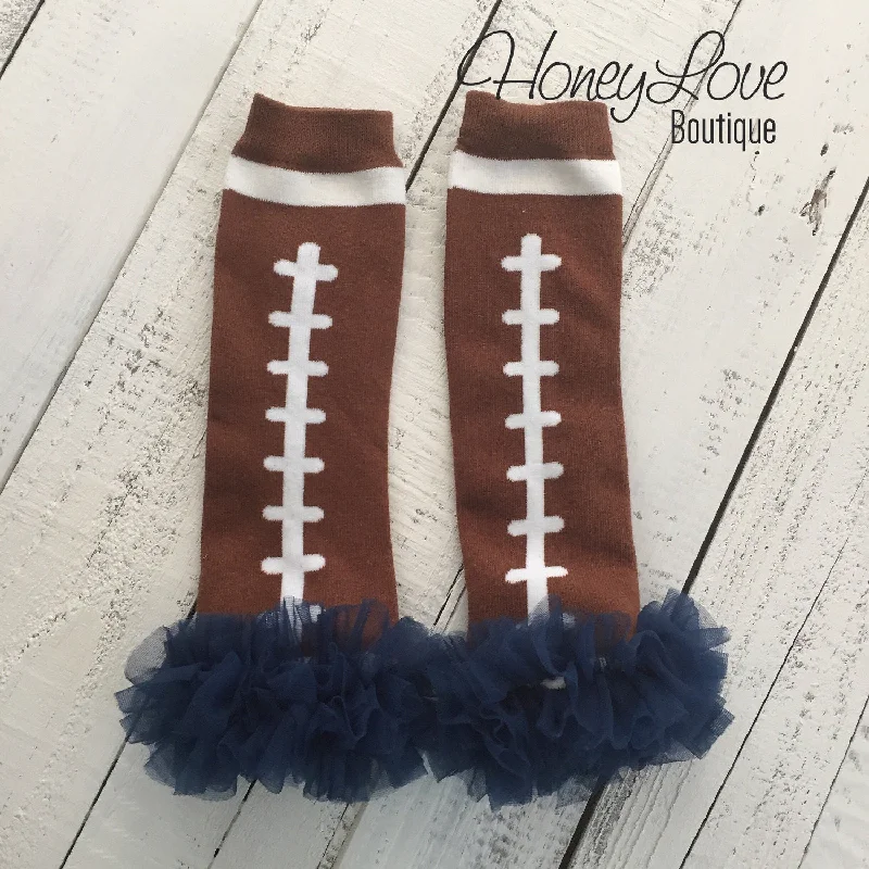 Weekend Savings Sensation Football Leg Warmers - Navy, Red, Brown, Pink, White