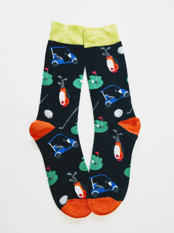 Don't Delay Golf Cart Crew Socks