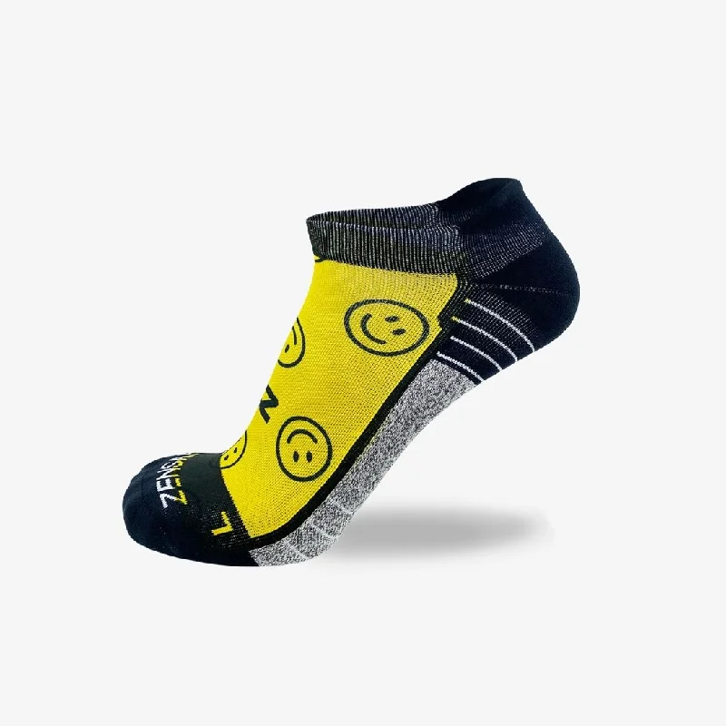 Weekend Deals That Amaze Happy Faces Running Socks (No Show)