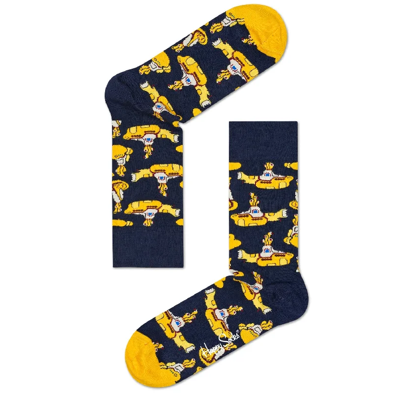Make Your Weekend Count with Savings Happy Socks x The Beatles Women's Crew Socks - Yellow Submarine Make Your Weekend Count with Savings Happy Socks x The Beatles Women's Crew Socks - Yellow Submarine