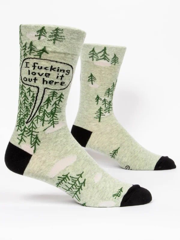 Midnight Madness I Fucking Love It Out Here M-Crew Socks