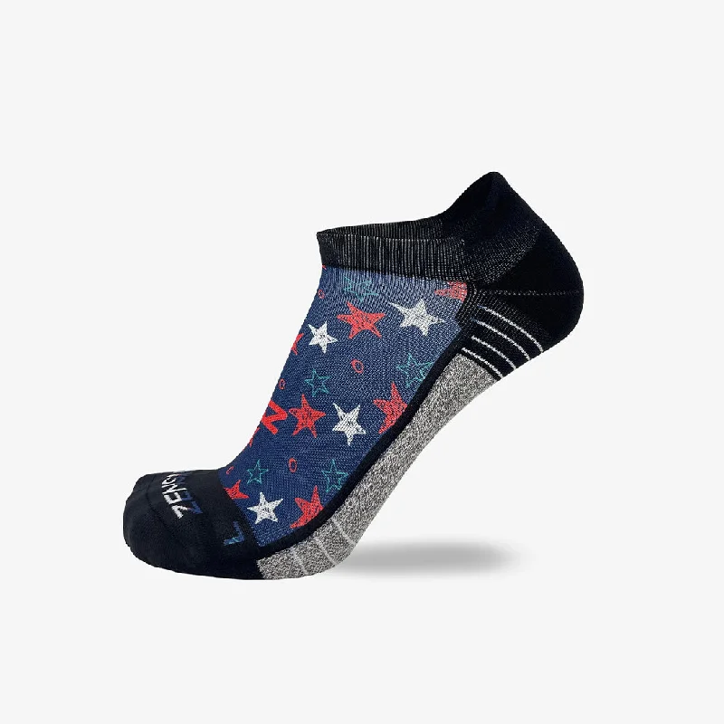 Weekend Savings Fiesta Illustrated Stars Running Socks (No Show)