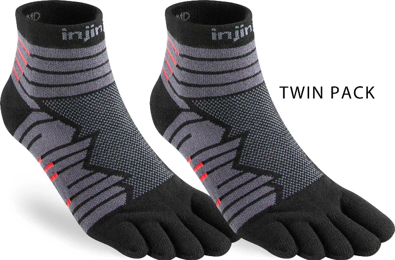 Weekend Specials Just for You Injinji Men's Mid-Weight Ultra-Run Mini Crew Toe Socks TWIN PACK (INJ-MULTRA-MC-TWIN) Weekend Specials Just for You Injinji Men's Mid-Weight Ultra-Run Mini Crew Toe Socks TWIN PACK (INJ-MULTRA-MC-TWIN)