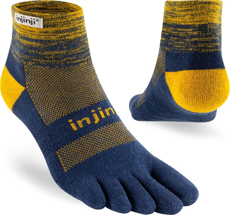 Weekend Specials to Delight Injinji Men's Mid-Weight Trail Run Mini-Crew Toe Socks (INJ-TR-MC)