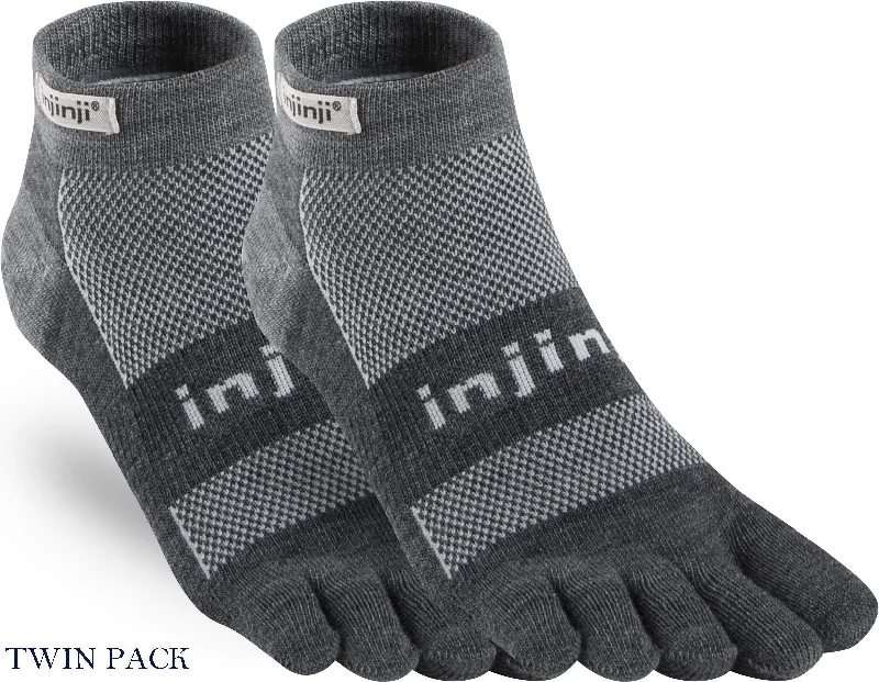 Reduced Rates Injinji Outdoor Mid-Weight Merino Wool Mini-Crew Toe Socks TWIN PACK (INJ-MODC-TWIN) Reduced Rates Injinji Outdoor Mid-Weight Merino Wool Mini-Crew Toe Socks TWIN PACK (INJ-MODC-TWIN)