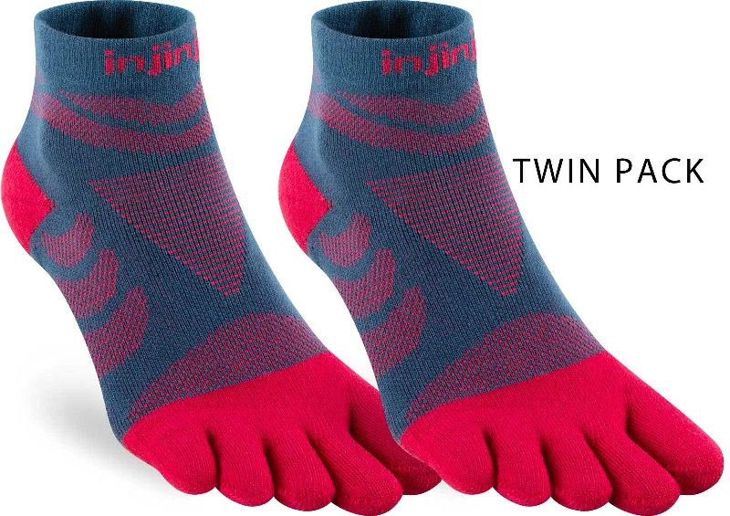 Shop the Weekend Away Injinji Women's Mid-Weight Ultra-Run Mini Crew Toe Socks TWIN PACK (INJ-WULTRA-MC-TWIN) Shop the Weekend Away Injinji Women's Mid-Weight Ultra-Run Mini Crew Toe Socks TWIN PACK (INJ-WULTRA-MC-TWIN)