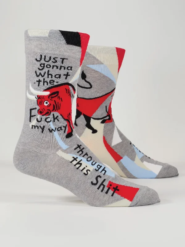 Crazy Deal Just Gonna What The Fuck My Way Through This Shit M-Crew Socks
