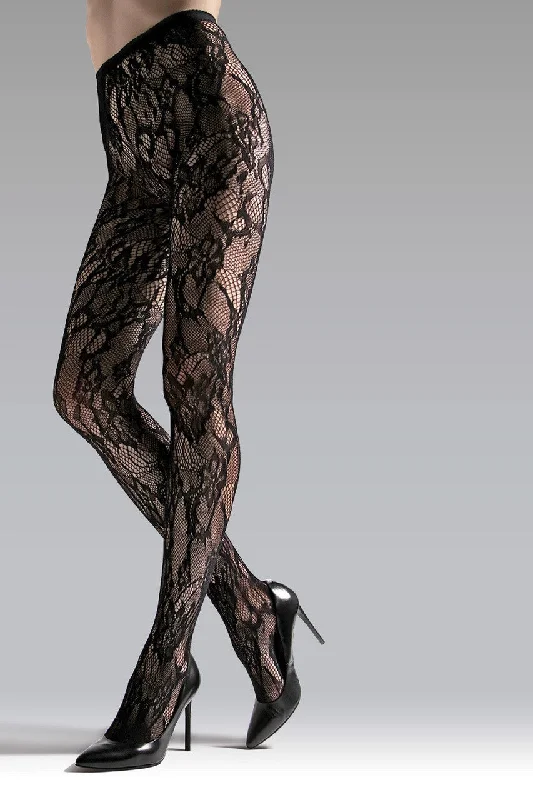 Weekend Discounts to Love Lace Cut-Out Net Tights
