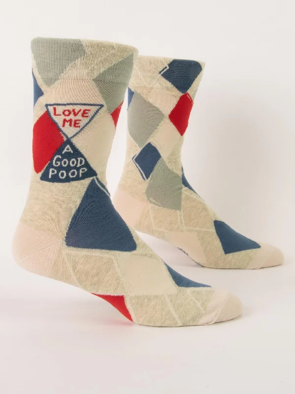Super Deal Love Me A Good Poop M-Crew Socks