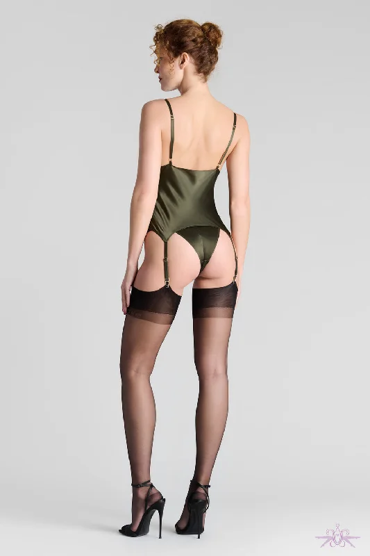 Crazy Deal Maison Close Signature Black Nylon Stockings