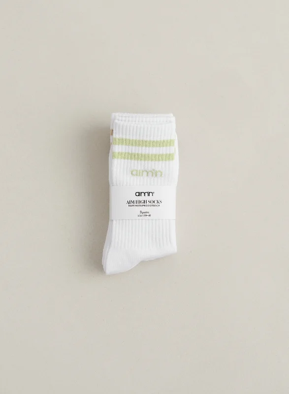 Make Your Weekend Count with Savings Matcha Aim High Socks 3-Pack
