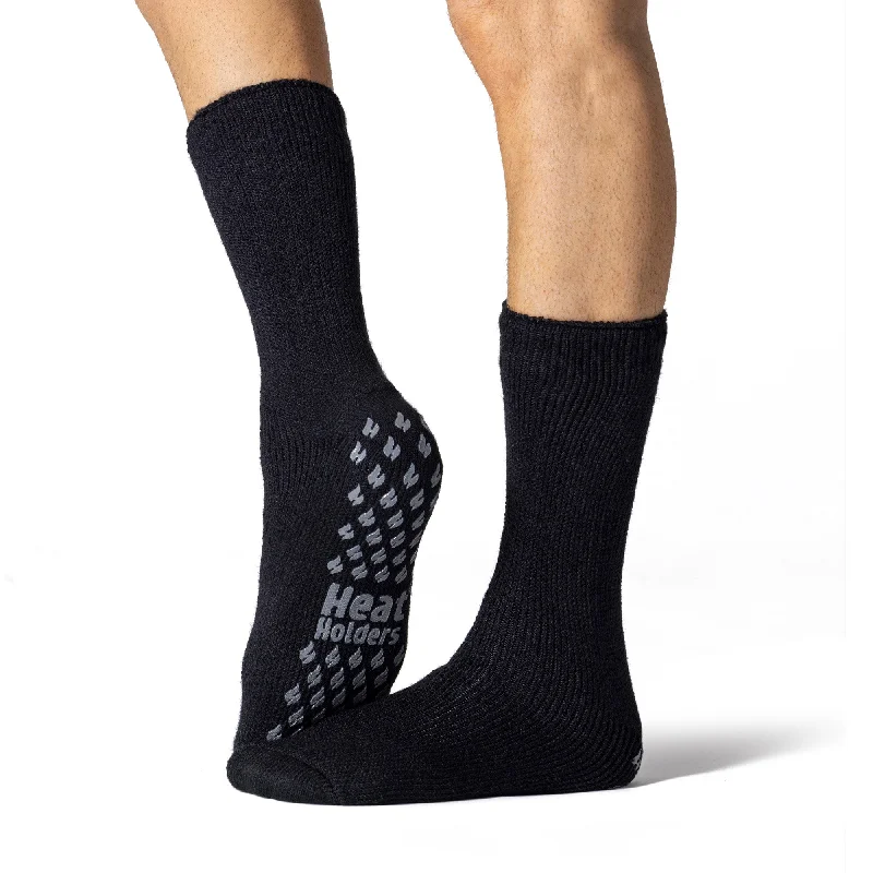 Lowest Price Mens Original Bigfoot Slipper Socks - Black & Grey