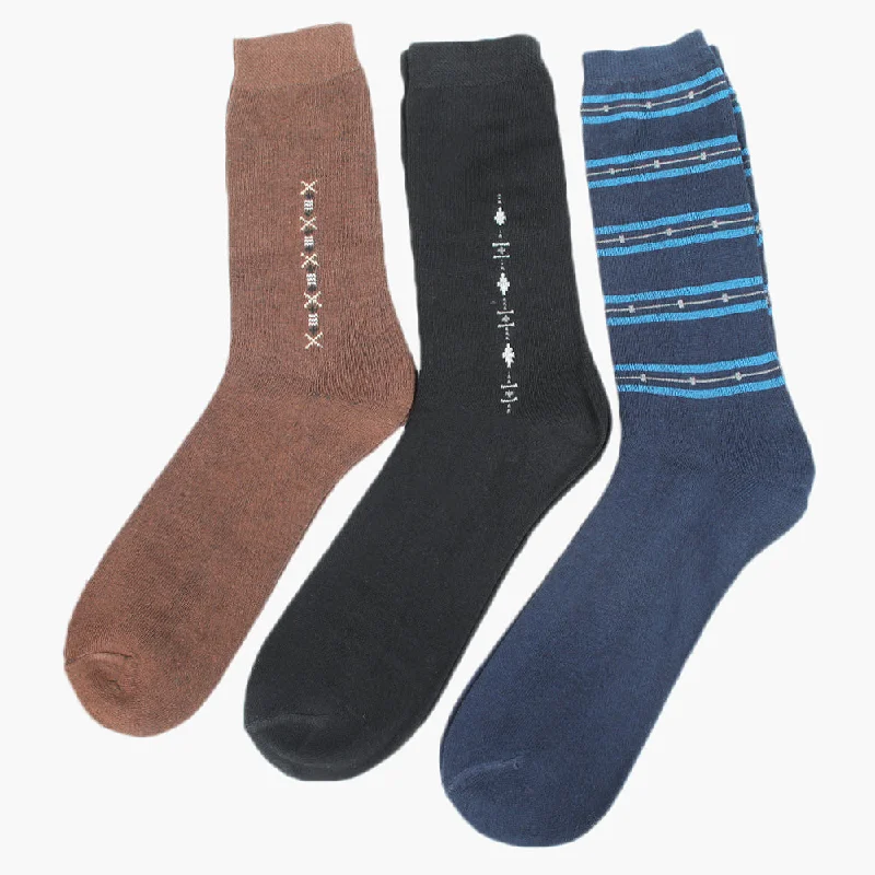 Weekend Discounts to Savor Men's Full Socks Pack Of 3