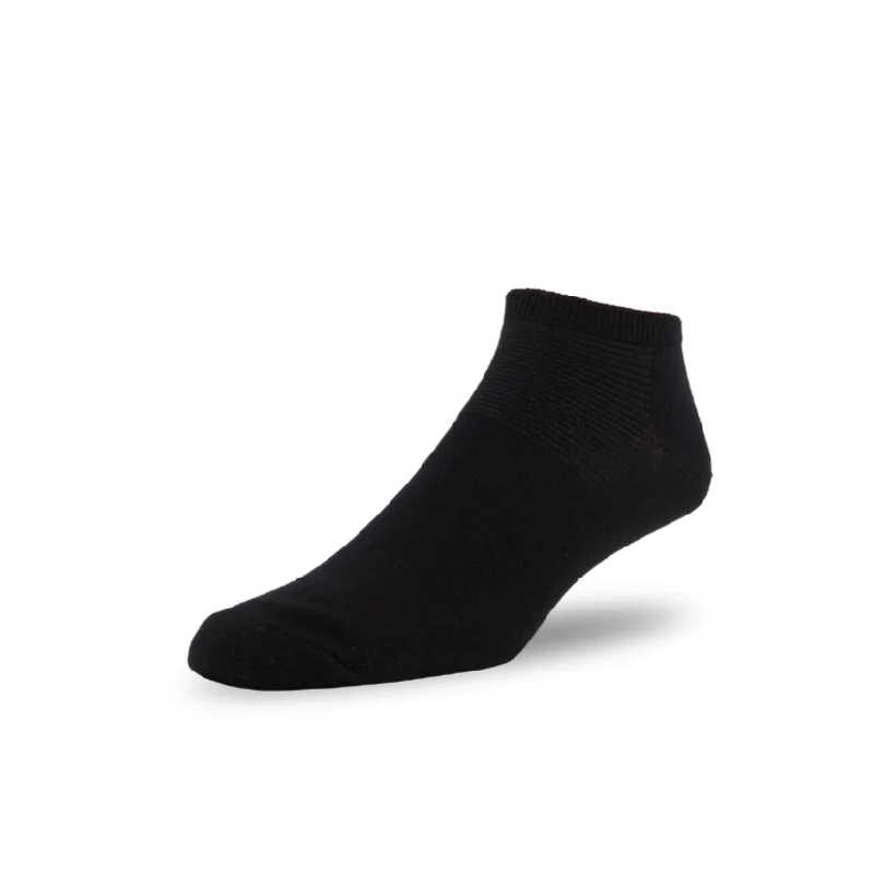 Stock Up Men's Bamboo "No show" Sport Ankle Socks by Vagden