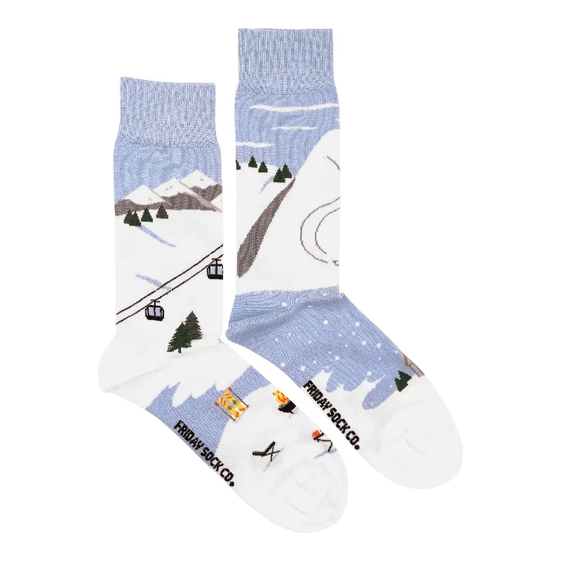 Steal Deal Men's Ski Scene Socks