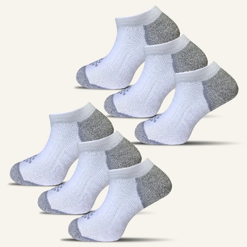 Now or Never Men's Sport Cushioned Ankle Socks - 6 Pair
