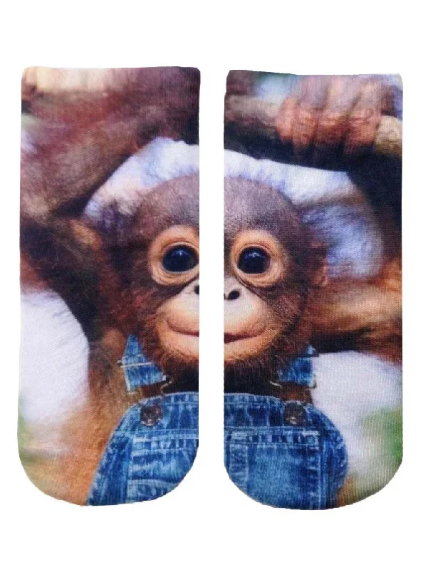 Sale Event Monkeying Around Ankle Socks
