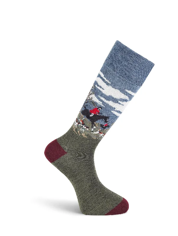 Super Savings Multi Hunting Scene Wool Socks