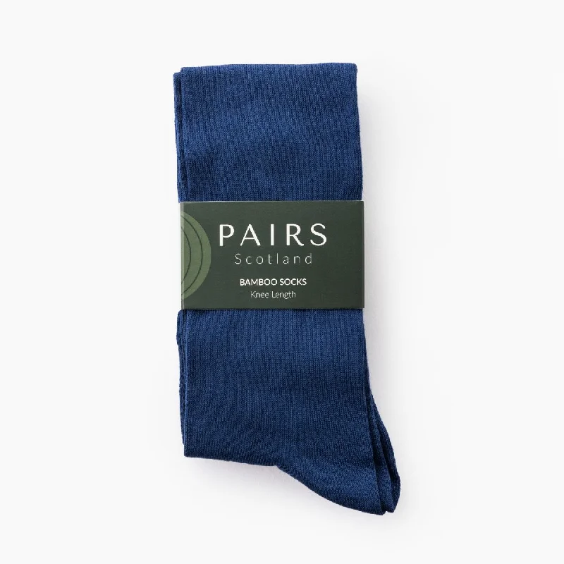 Weekend Specials to Cherish Navy Blue Knee Length Bamboo
