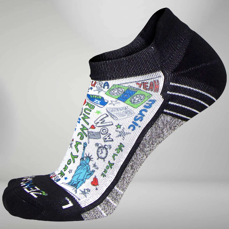 Act Now New York Doodle Socks (No Show)