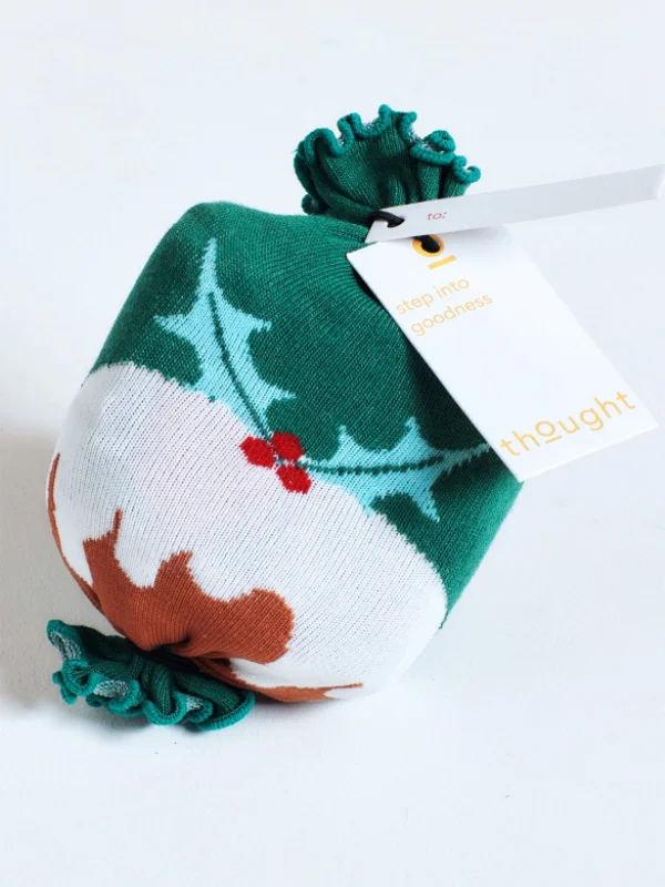 Weekend Specials to Relish Nohea Christmas Pudding Bamboo Sock In A Bag - Multi