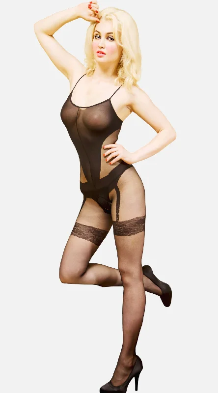 Weekend Savings Sensation Opaque Teddy Bodystocking