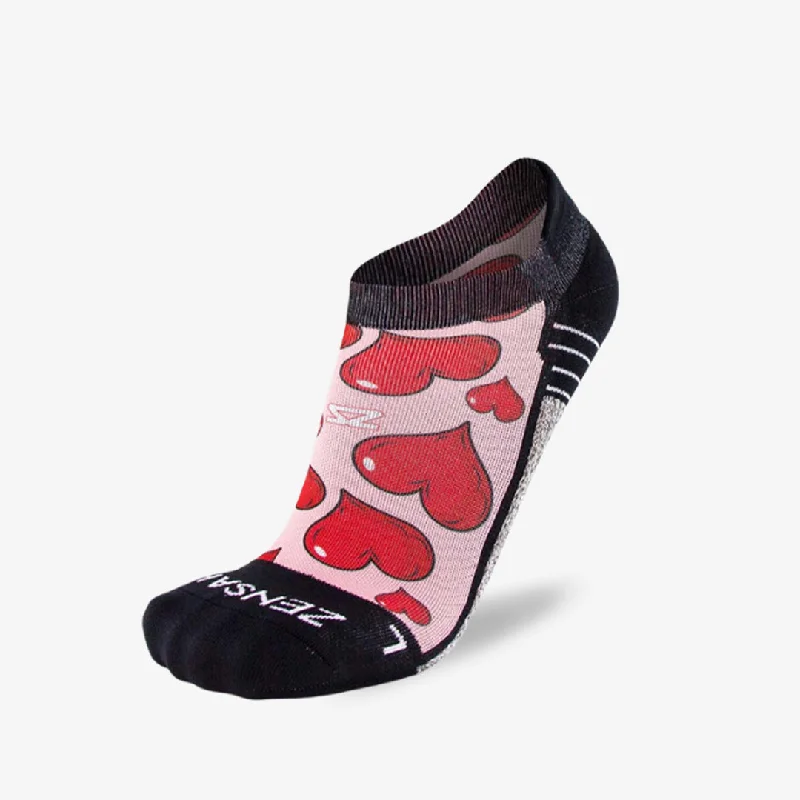 Weekend Discounts to Enjoy Pink Hearts Valentine's Socks (No Show)