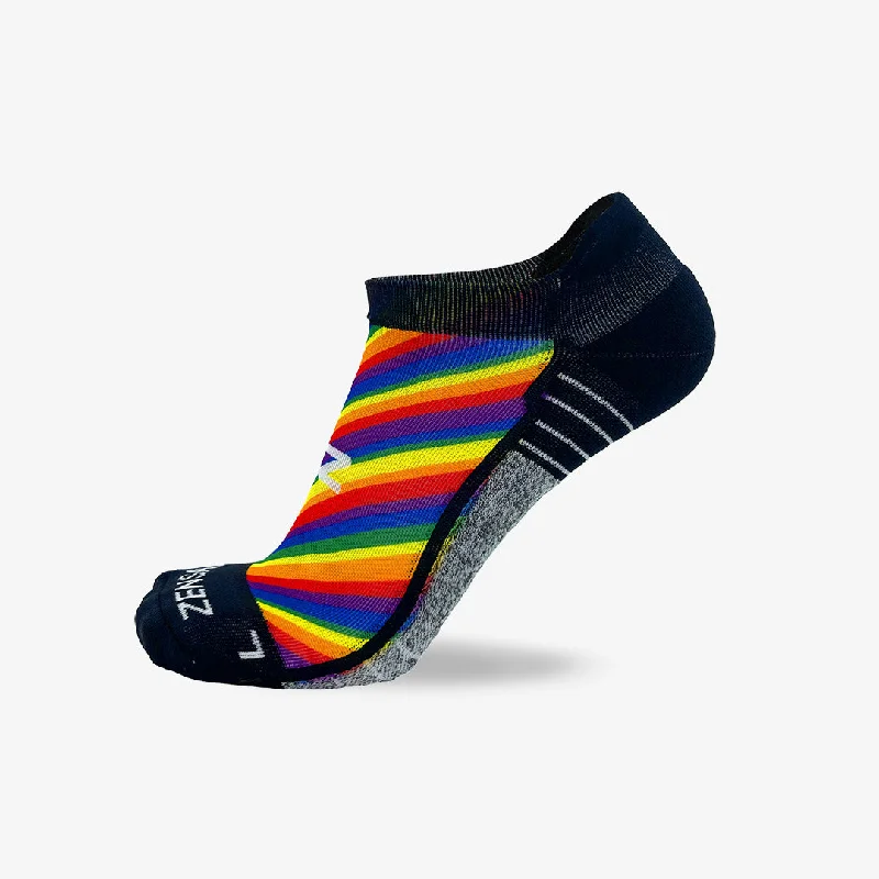 Now Available Rainbow Flag Running Socks (No Show)