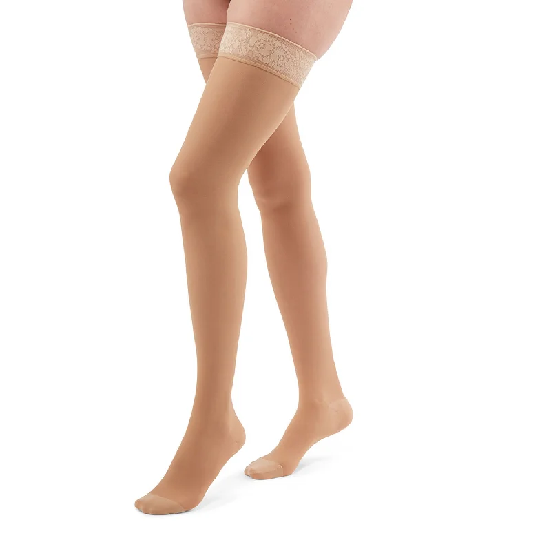 Early Access Reveal 20-30 mmHg Thigh with Lace Silicone Top Band